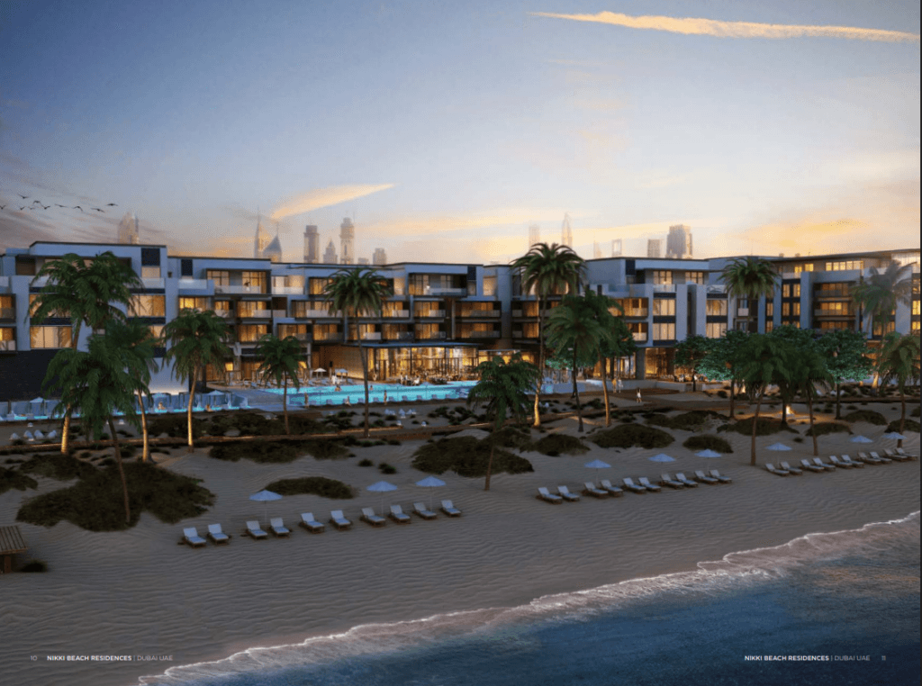 Nikki beach residences dubai beachfront apartments